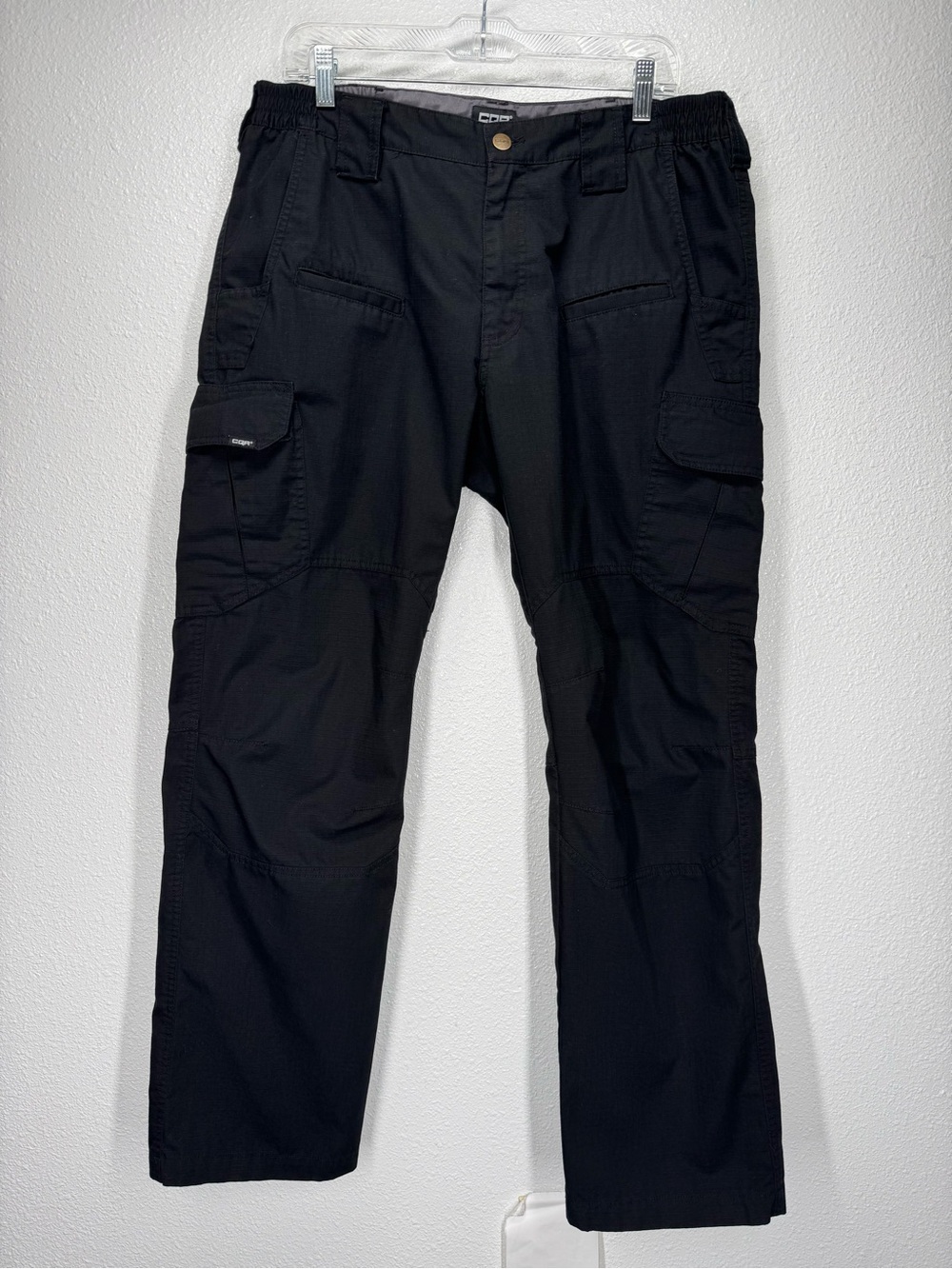 CQR Utility Cargo Tactical Military Black Pants 34/36x31